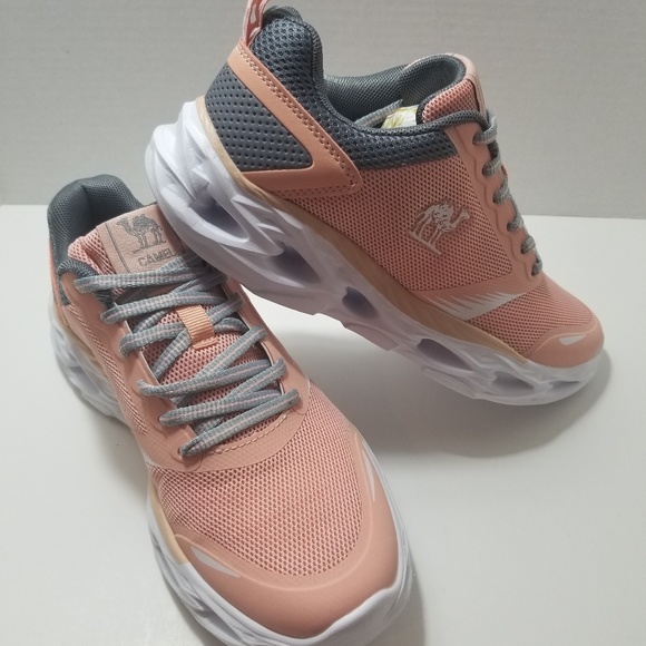 camel colored tennis shoes